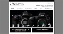 Desktop Screenshot of dfaservice.dk